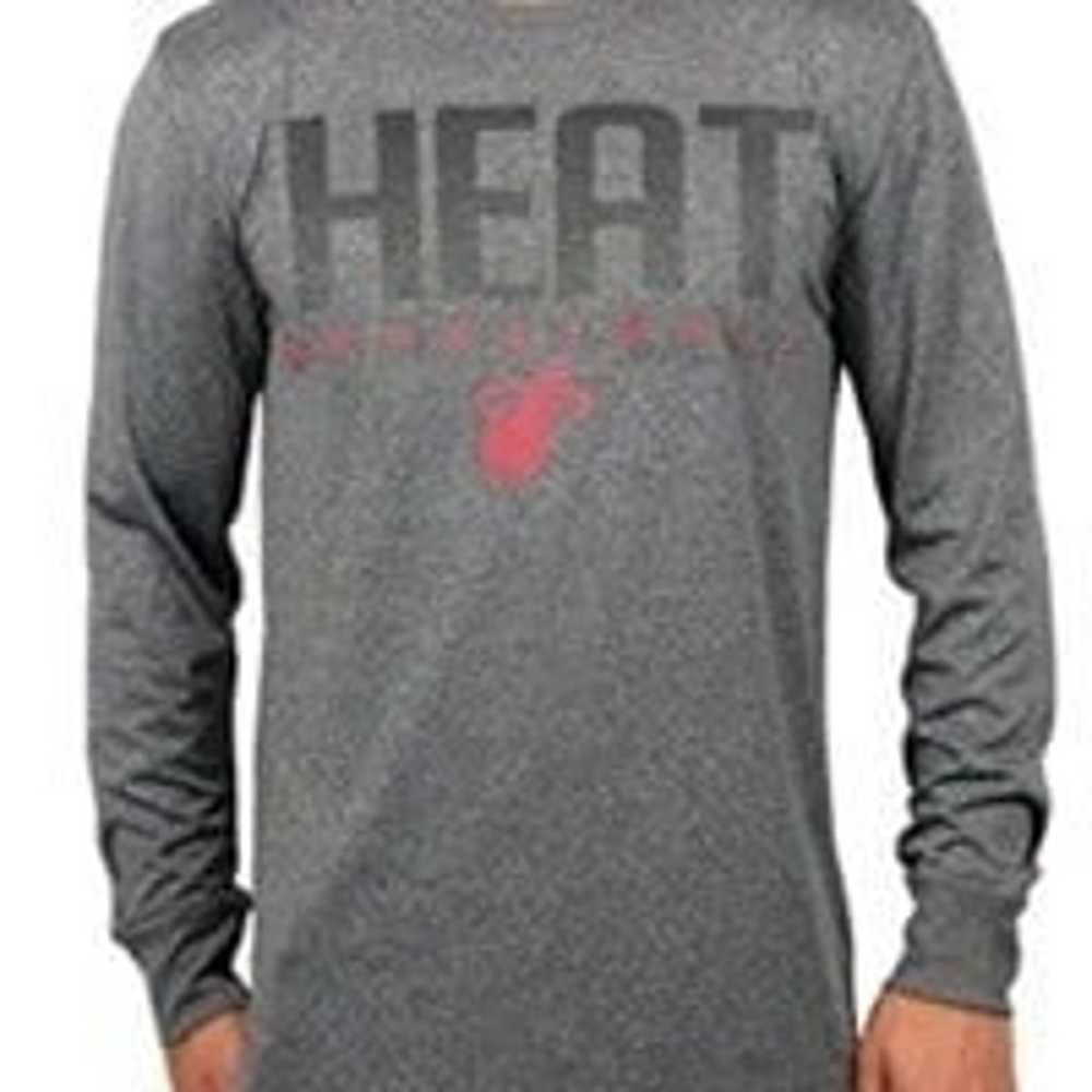 NBA Miami Heat Mens Active Long Sleeve Tee Shirt - image 1