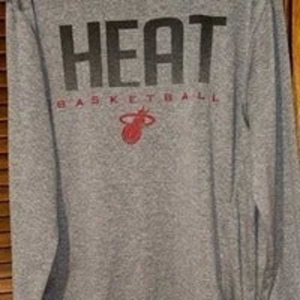 NBA Miami Heat Mens Active Long Sleeve Tee Shirt - image 2