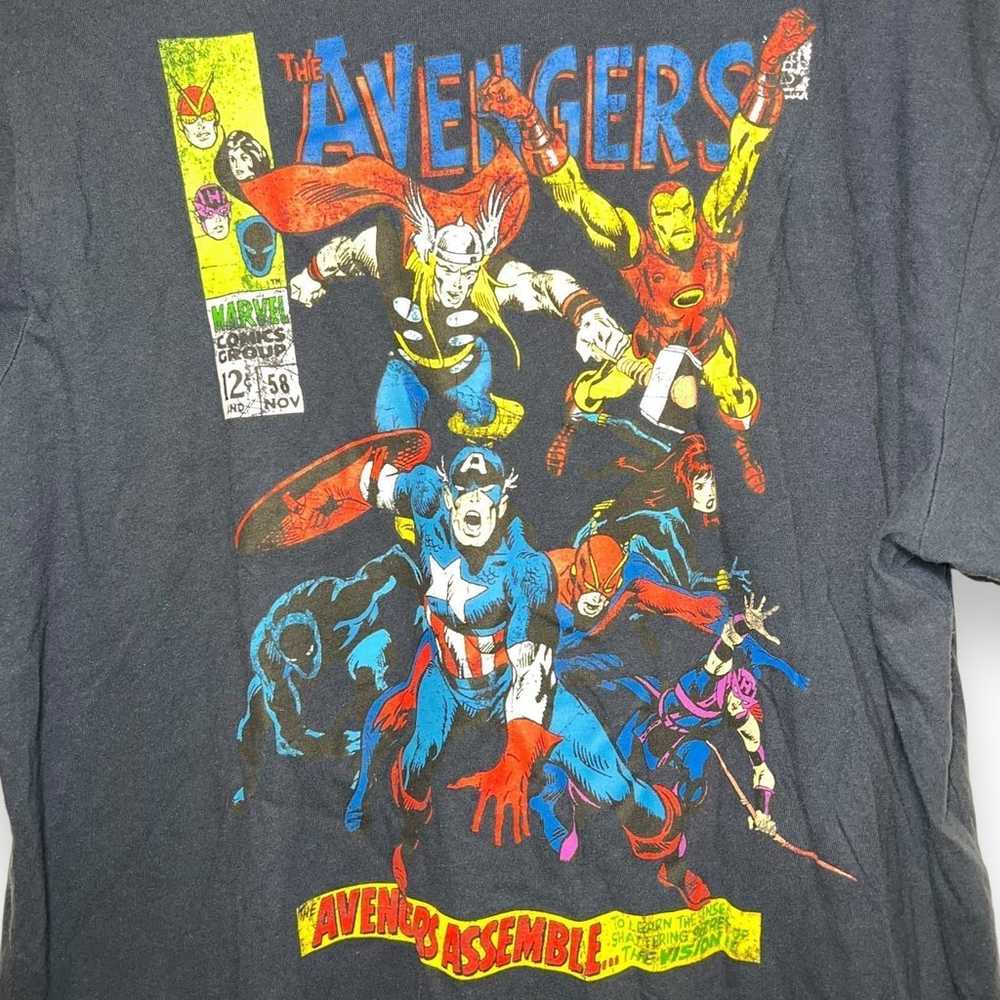 Marvel Avengers Assemble Mens Graphic Comic T-Shi… - image 2