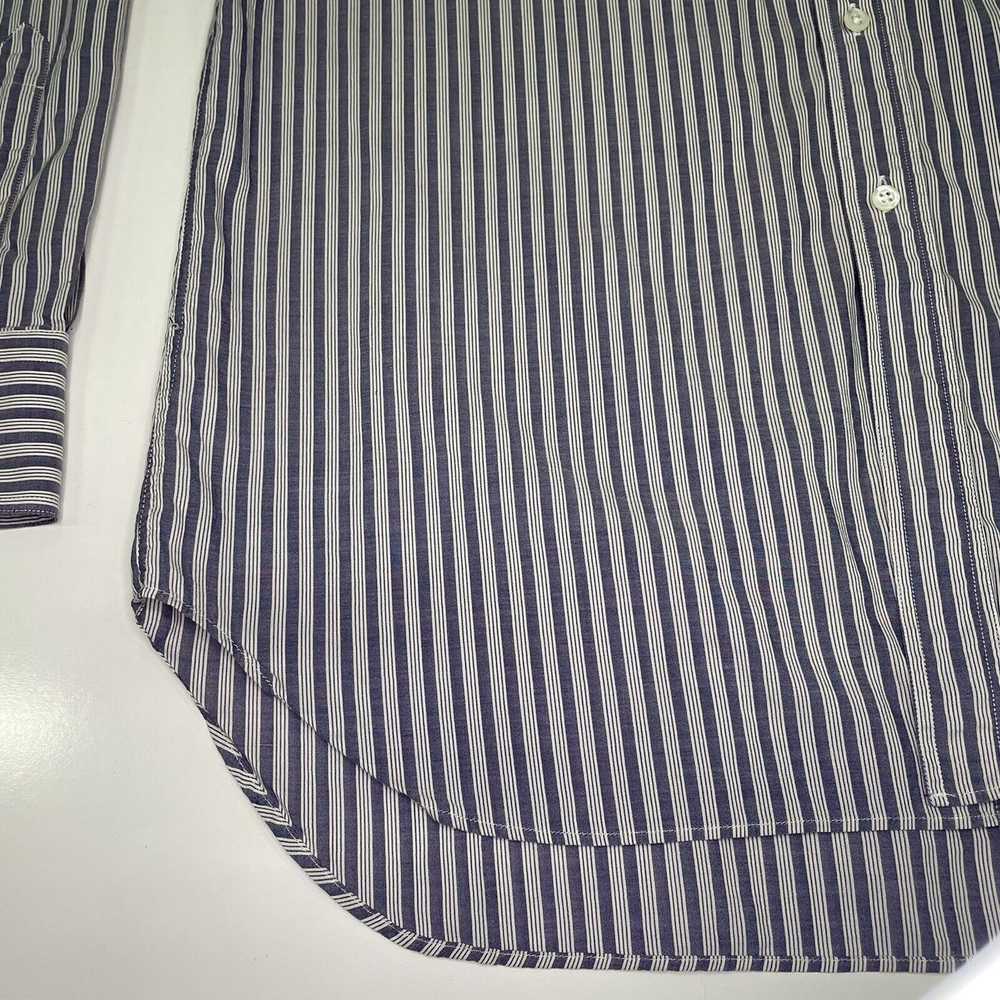 Billy Reid Billy Reid Dress Shirt Italy Blue Gray… - image 3