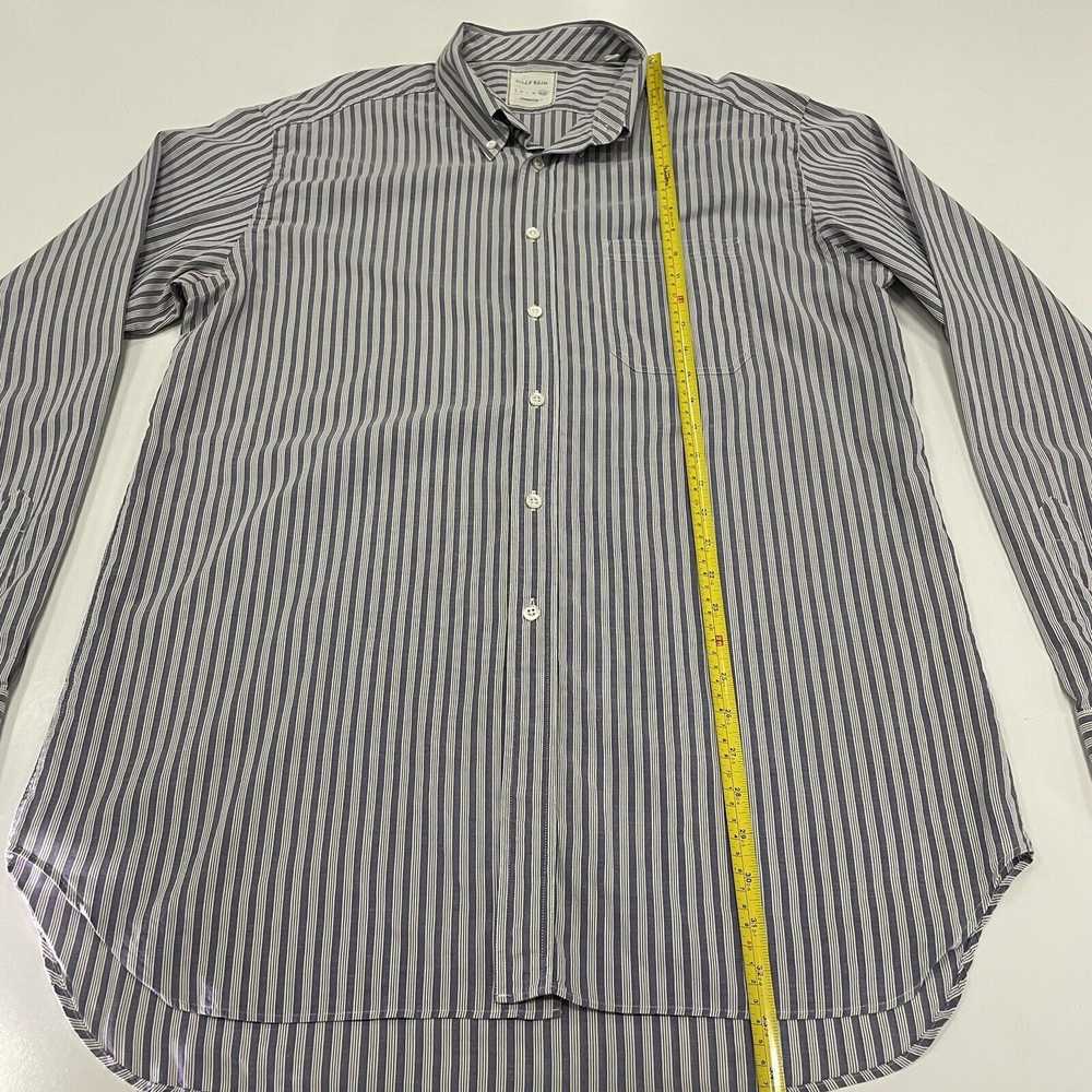 Billy Reid Billy Reid Dress Shirt Italy Blue Gray… - image 5
