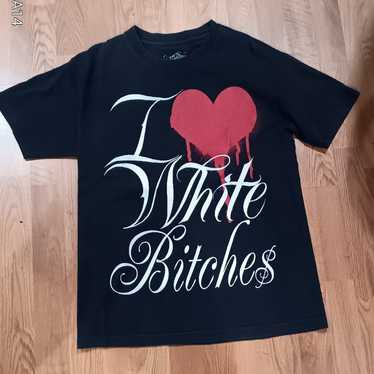 one eight seven I ♥️ WHITE BITCHES t-shirt - image 1