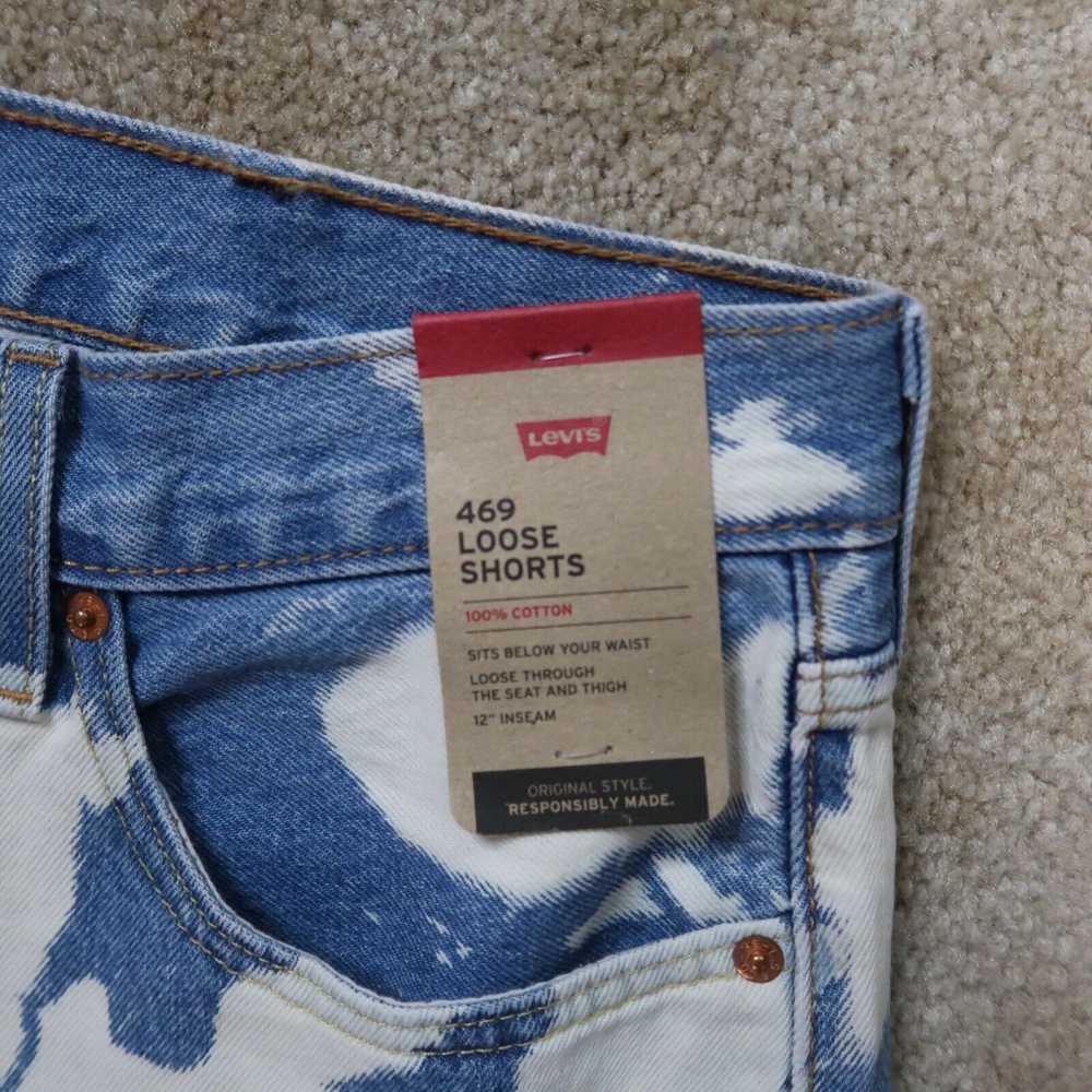 Levi's Levi's 469 Loose Jean Shorts Mens 38 Acid … - image 2
