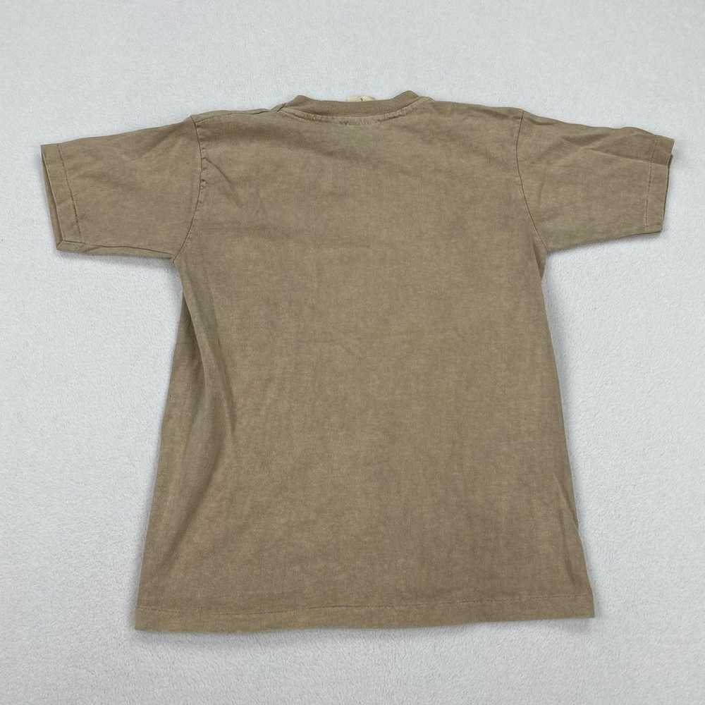 Vintage Christian Shirt Size XS Brown Single Stit… - image 11