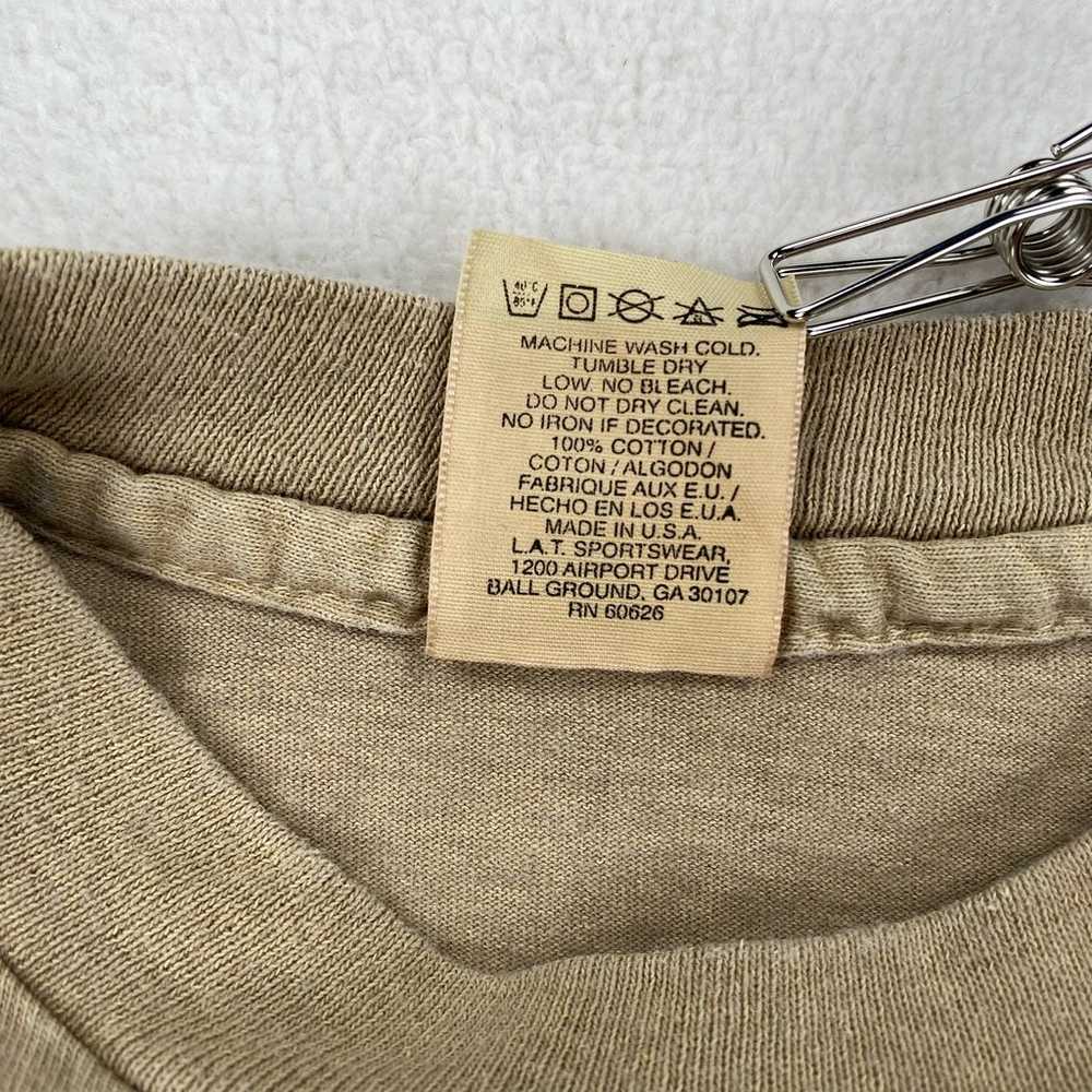 Vintage Christian Shirt Size XS Brown Single Stit… - image 4
