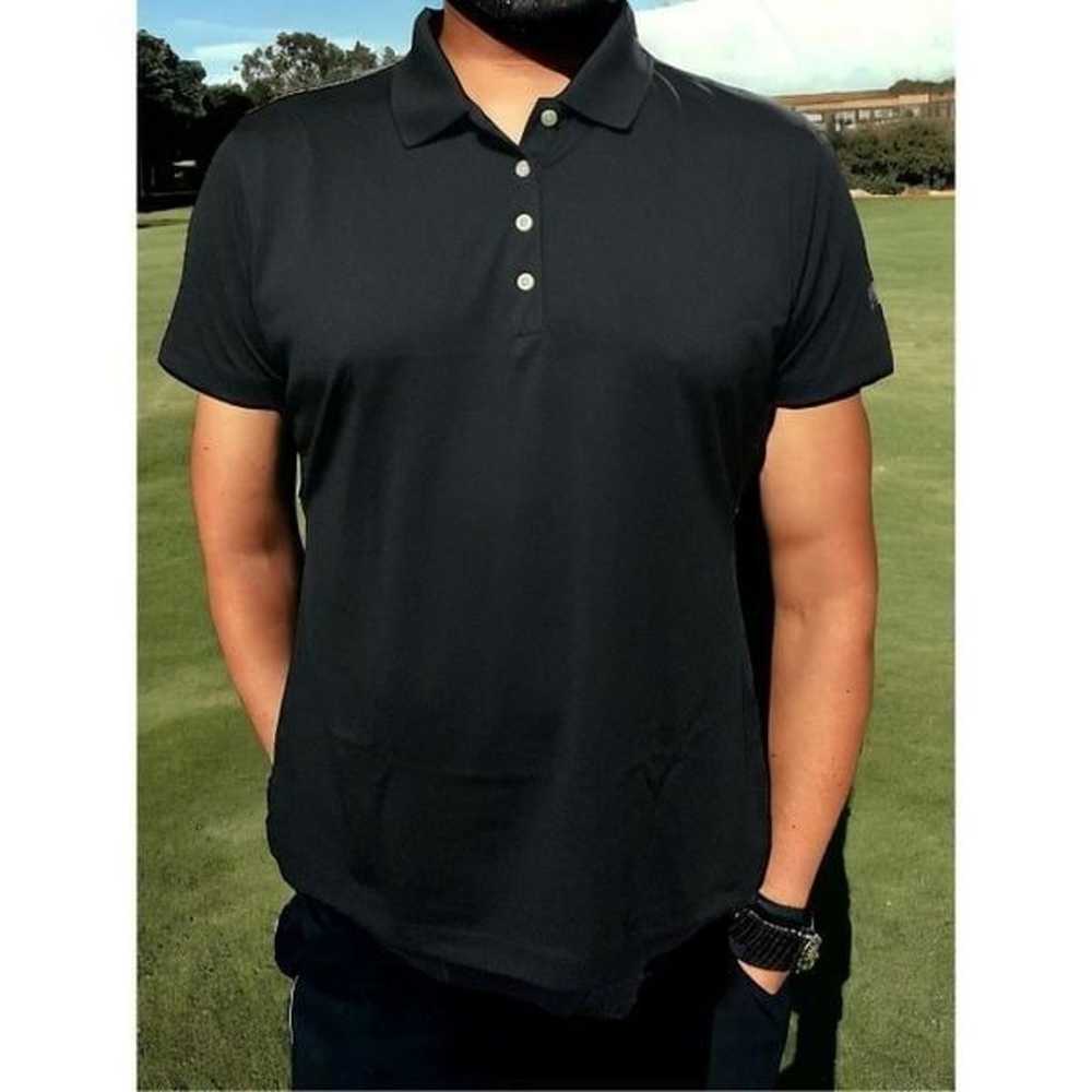 Page & Title Men’s Black Polo Jersey Shirt Viking… - image 2