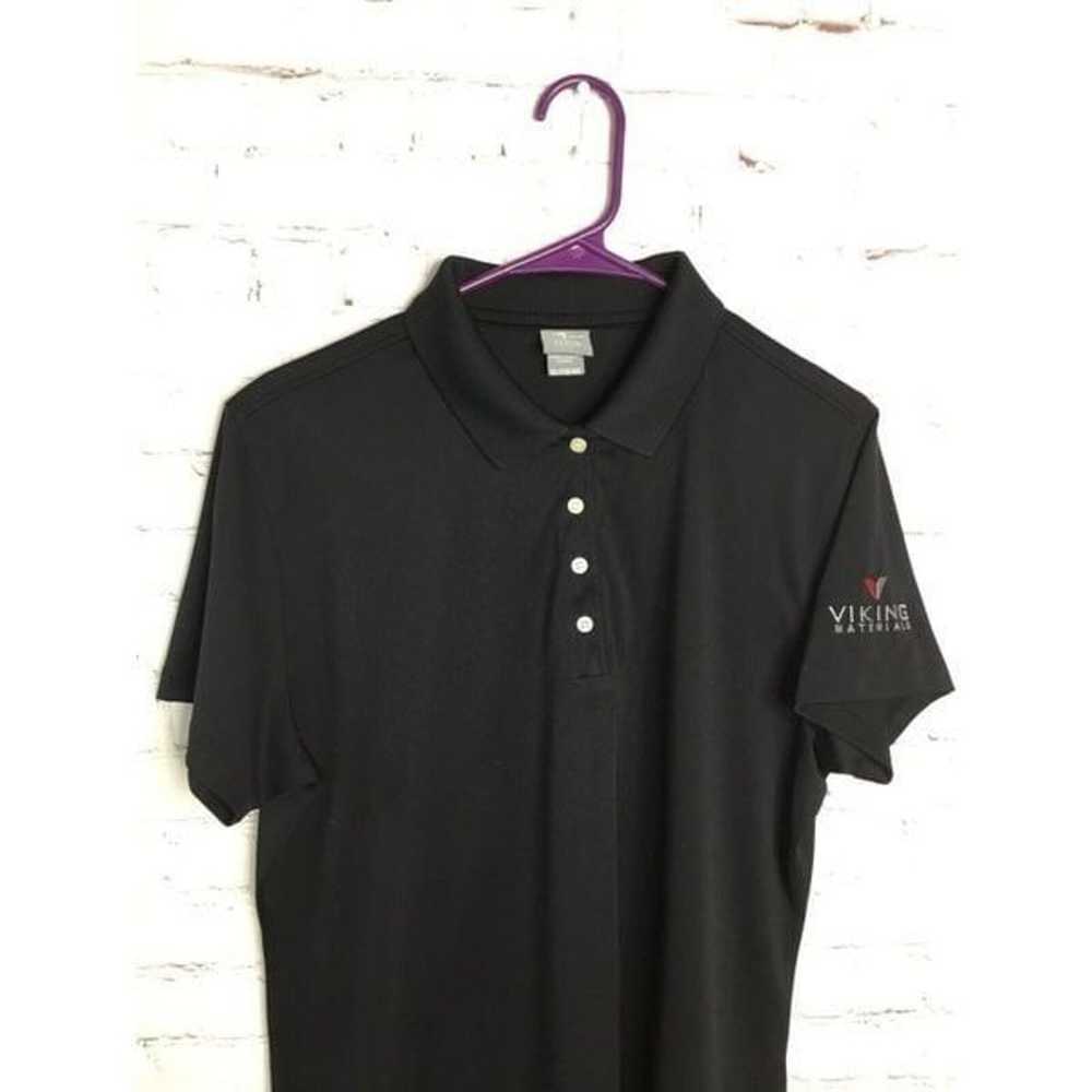 Page & Title Men’s Black Polo Jersey Shirt Viking… - image 6