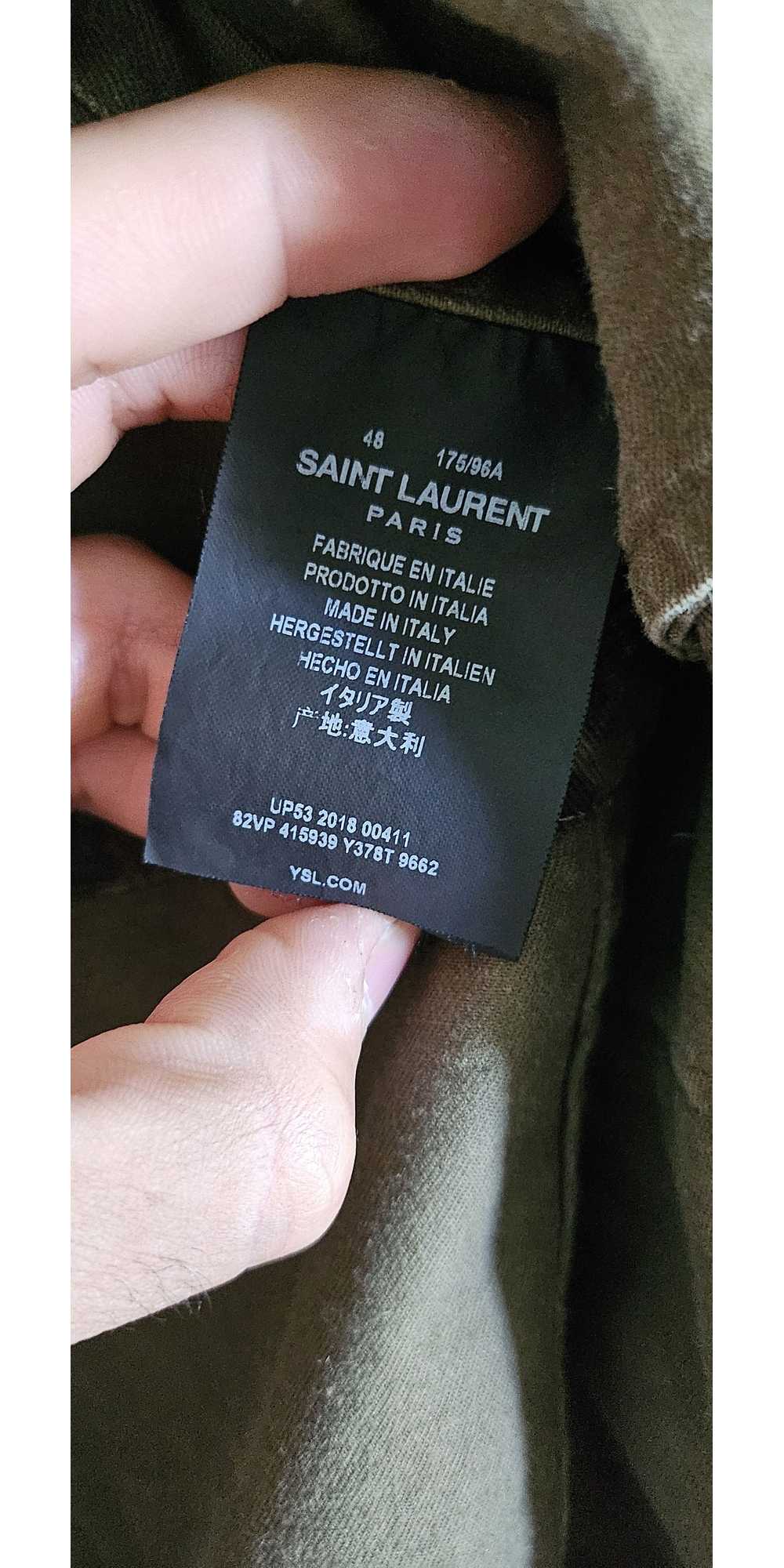 Saint Laurent Paris YSL Army Jacket - image 6