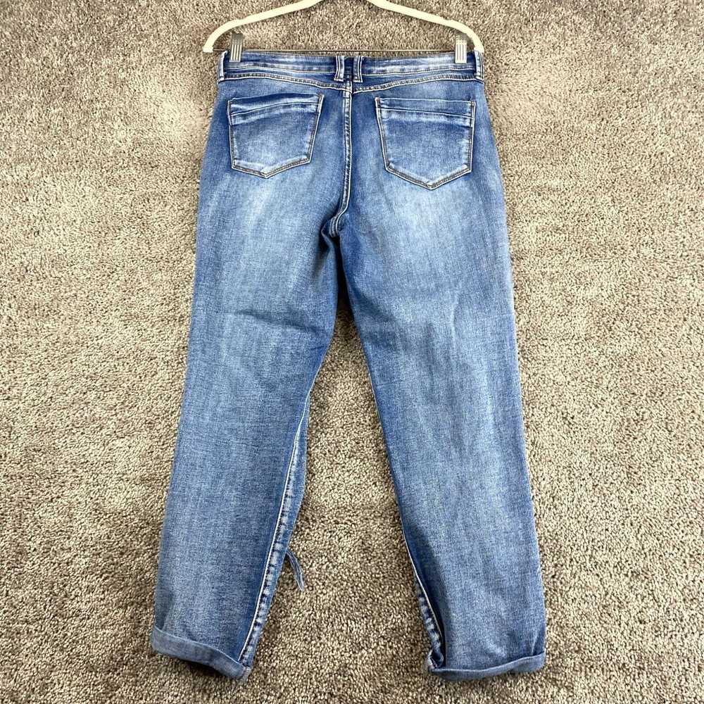 Vintage Rewash Jeans Juniors Size 5 Blue Capri Di… - image 3
