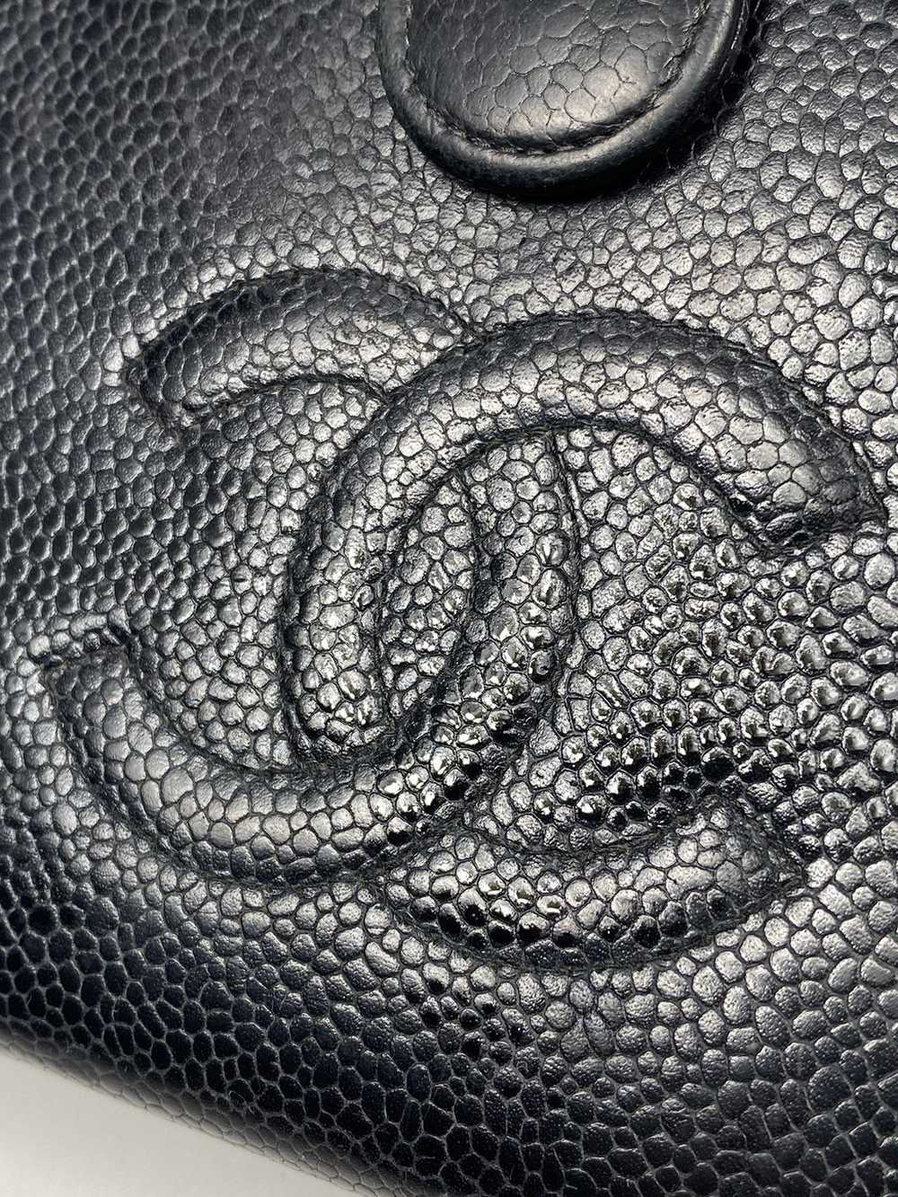 Chanel Chanel CC Caviar leather long wallet - image 2