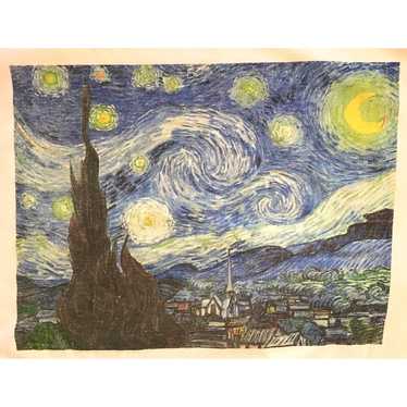 Starry Starry Night Vincent Van Gogh T-Shirt, Whit