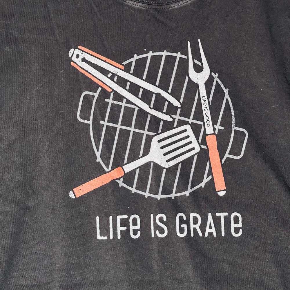 Life is Good - Life is Grate Men's XL Tee Shirt - image 2