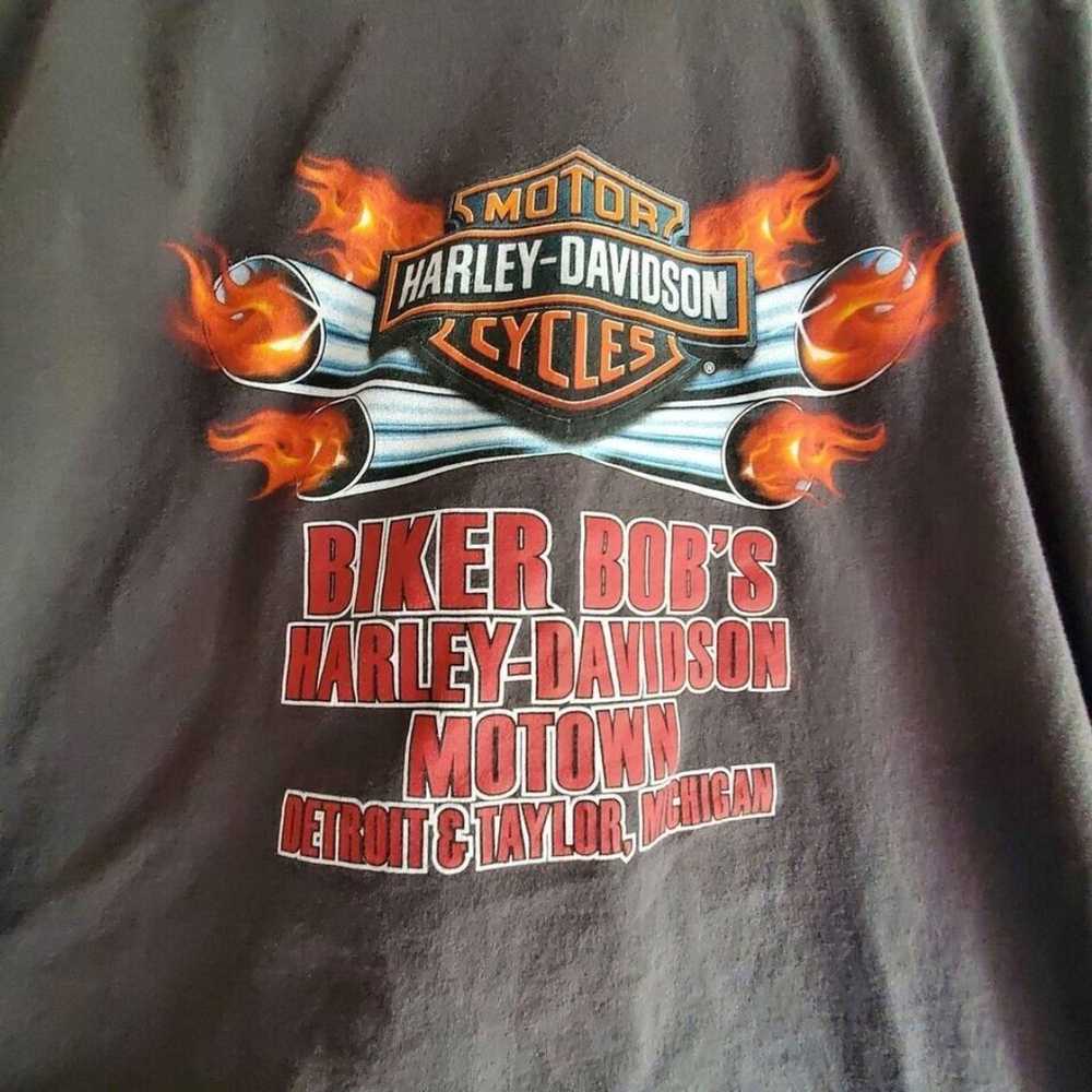 2015 Harley-Davidson T-shirt 2XL Biker Bob's Detr… - image 1