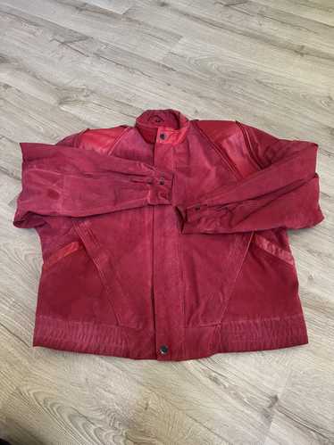 Vintage Vintage Red Biker Jacket