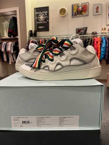 Lanvin Lanvin curb sneakers reflective white