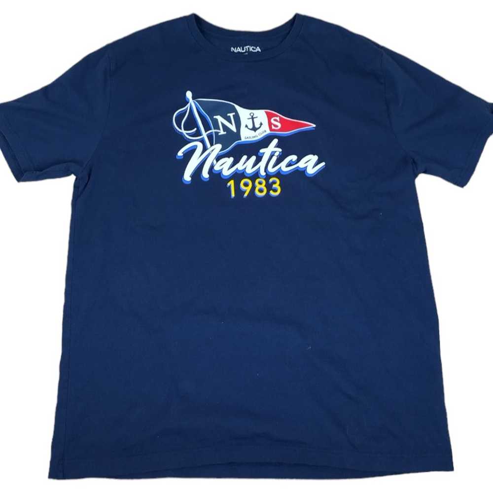 Nautica Mens 2XL Short Sleeve Graphic Tee Shirt N… - image 1