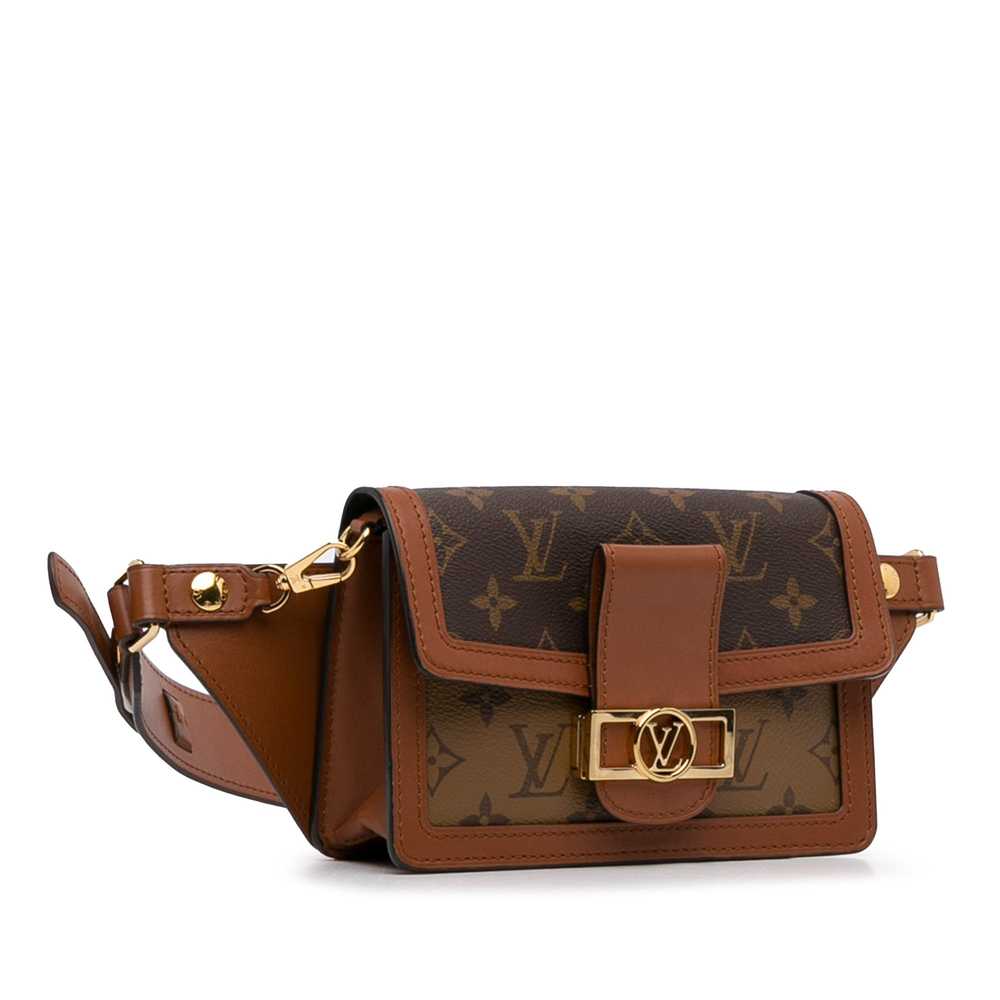 Brown Louis Vuitton Monogram Reverse Dauphine Bum… - image 2