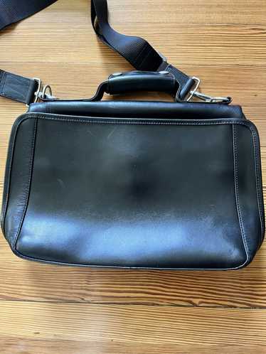 Porter Yoshida & Co Black leather shoulder bag