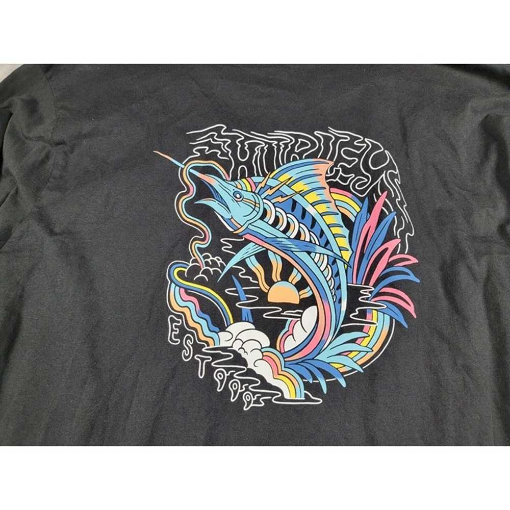 Hurley Mens 2XL Black Marlin long sleeve t Shirt … - image 1