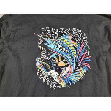 Hurley Mens 2XL Black Marlin long sleeve t Shirt … - image 1