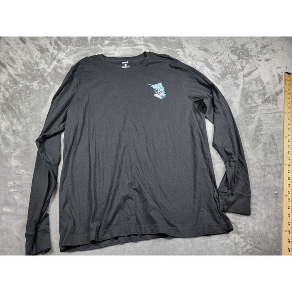 Hurley Mens 2XL Black Marlin long sleeve t Shirt … - image 3