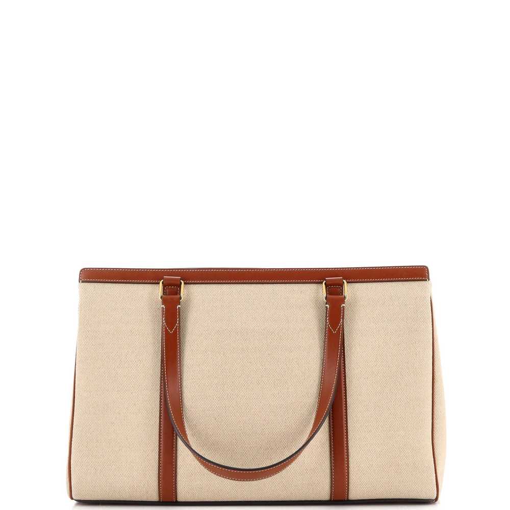 CELINE Cabas 16 Bag Canvas with Leather Medium - image 3