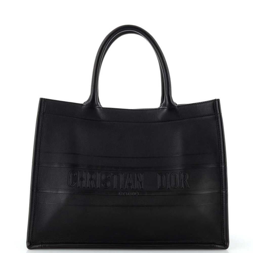 Christian Dior Book Tote Embossed Leather Medium - image 1