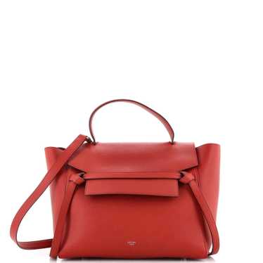 CELINE Belt Bag Textured Leather Mini