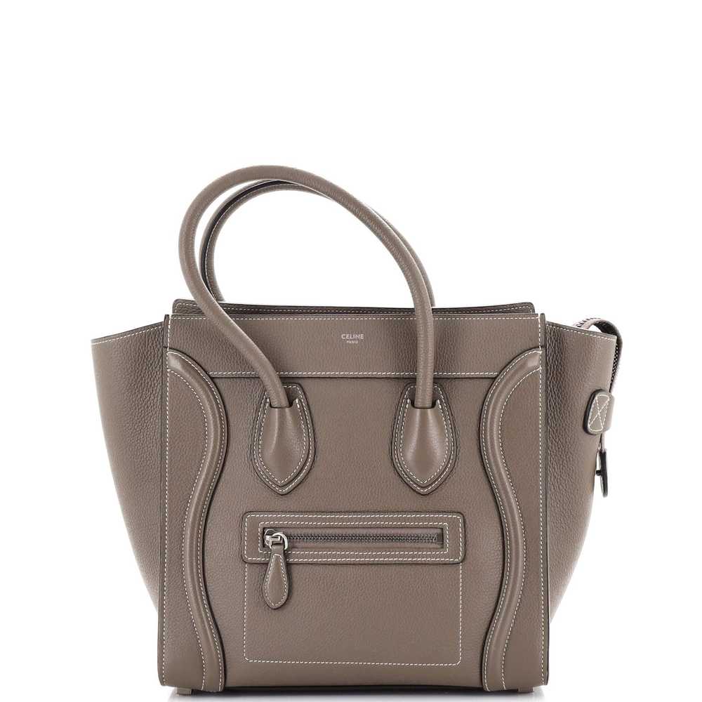 CELINE Luggage Bag Grainy Leather Micro - image 1