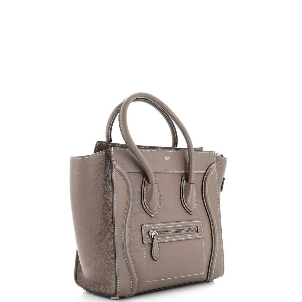 CELINE Luggage Bag Grainy Leather Micro - image 2