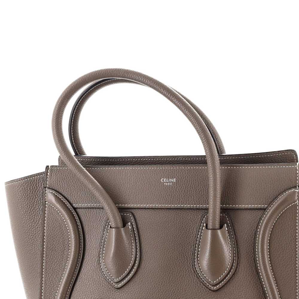 CELINE Luggage Bag Grainy Leather Micro - image 6