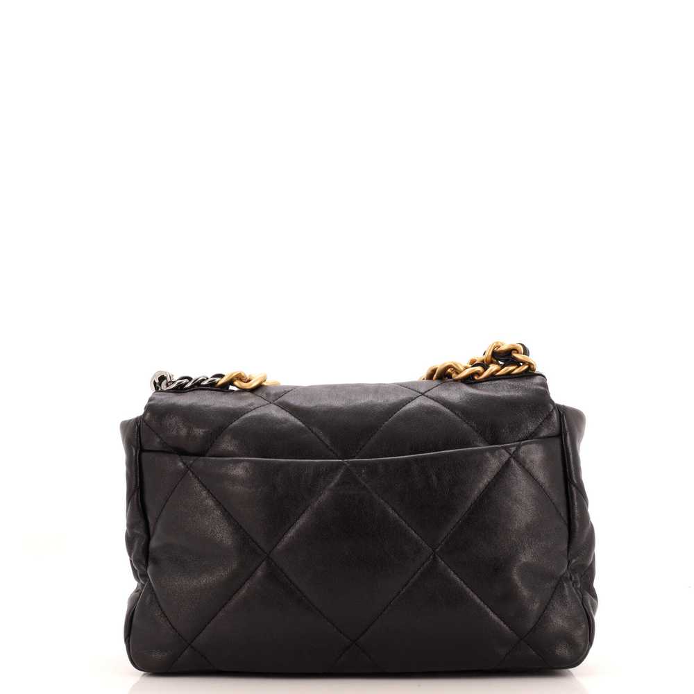 CHANEL 19 Flap Bag Quilted Leather Large - image 4