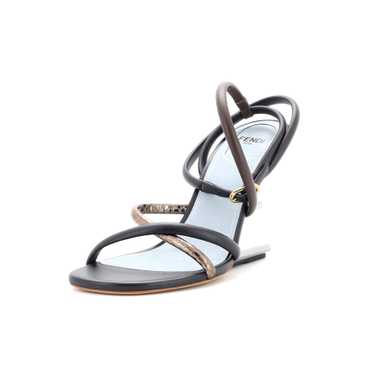 FENDI Women's First Strappy Heeled Sandals Leather