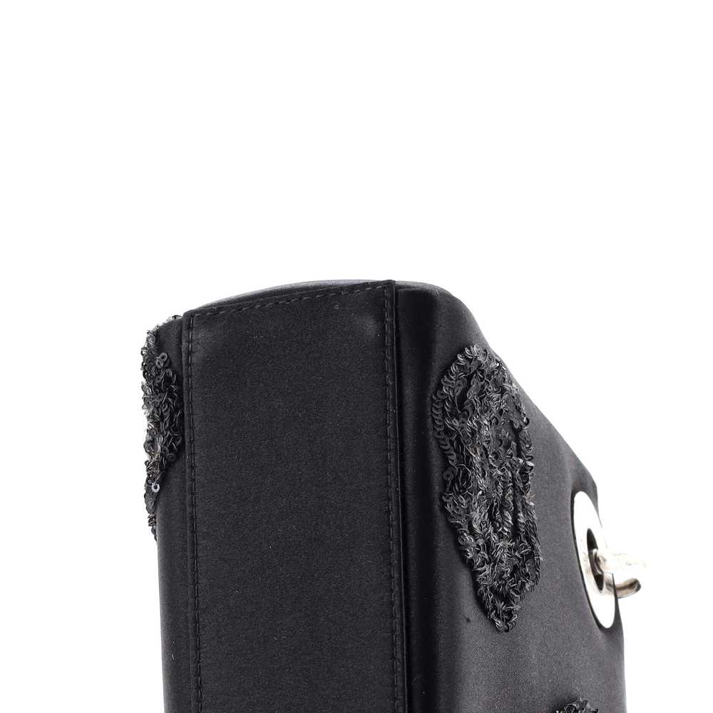 Christian Dior Lady Dior Bag Embellished Satin Mi… - image 6