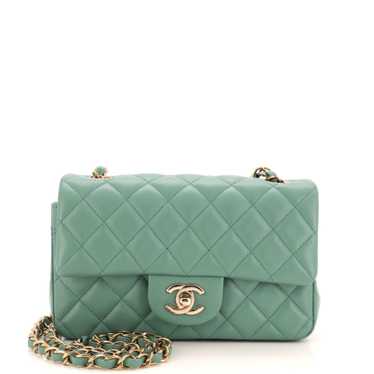 CHANEL Classic Single Flap Bag Quilted Lambskin Mi