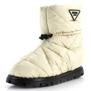 PRADA Women's Padded Snow Boots Quilted Nylon - image 1