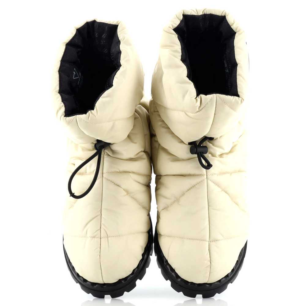 PRADA Women's Padded Snow Boots Quilted Nylon - image 2