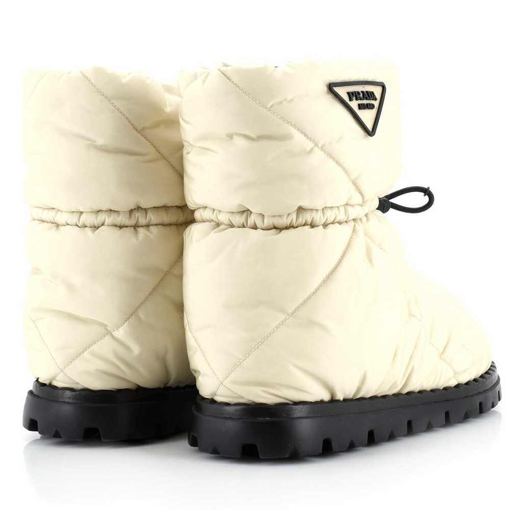 PRADA Women's Padded Snow Boots Quilted Nylon - image 3