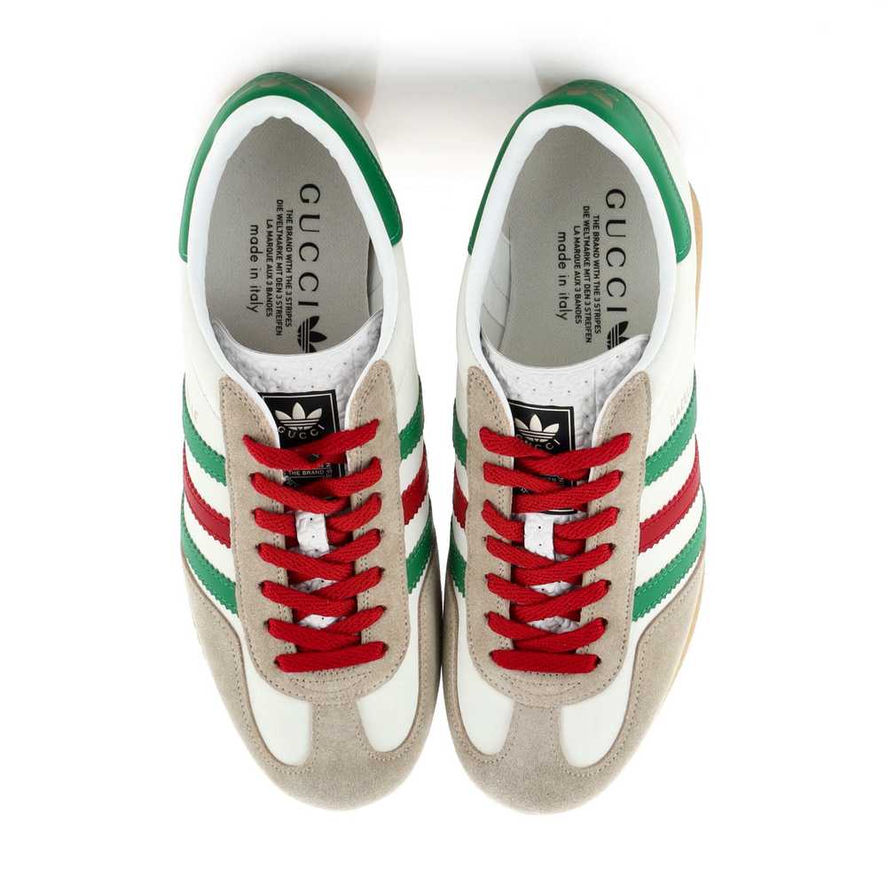 GUCCI x Adidas Women's Gazelle Wedge Sneakers Lea… - image 2