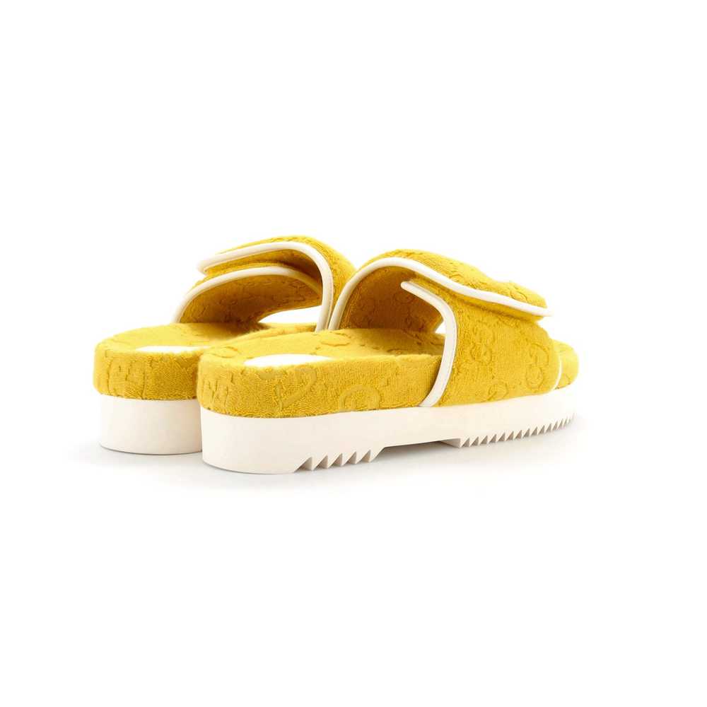 GUCCI x Adidas Women's Platform Slide Sandals Ter… - image 3