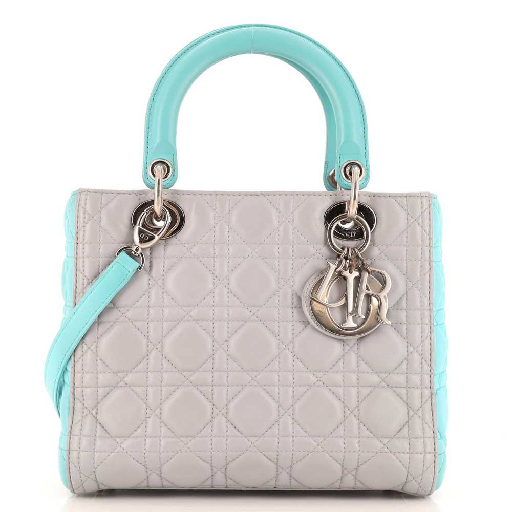 Christian Dior Lady Dior Bag Cannage Quilt Lambsk… - image 1