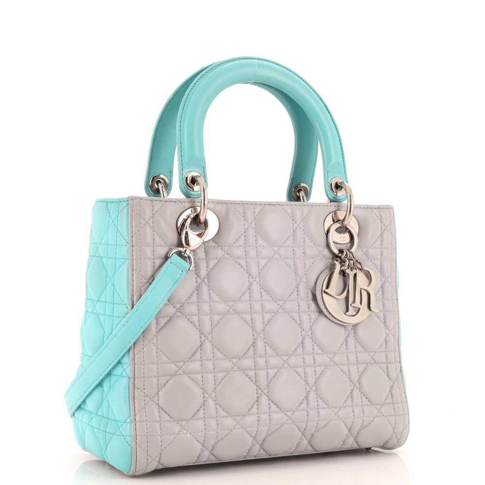 Christian Dior Lady Dior Bag Cannage Quilt Lambsk… - image 2