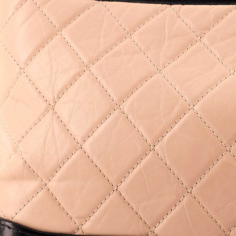 CHANEL Bicolor Gabrielle Hobo Quilted Aged Calfsk… - image 7