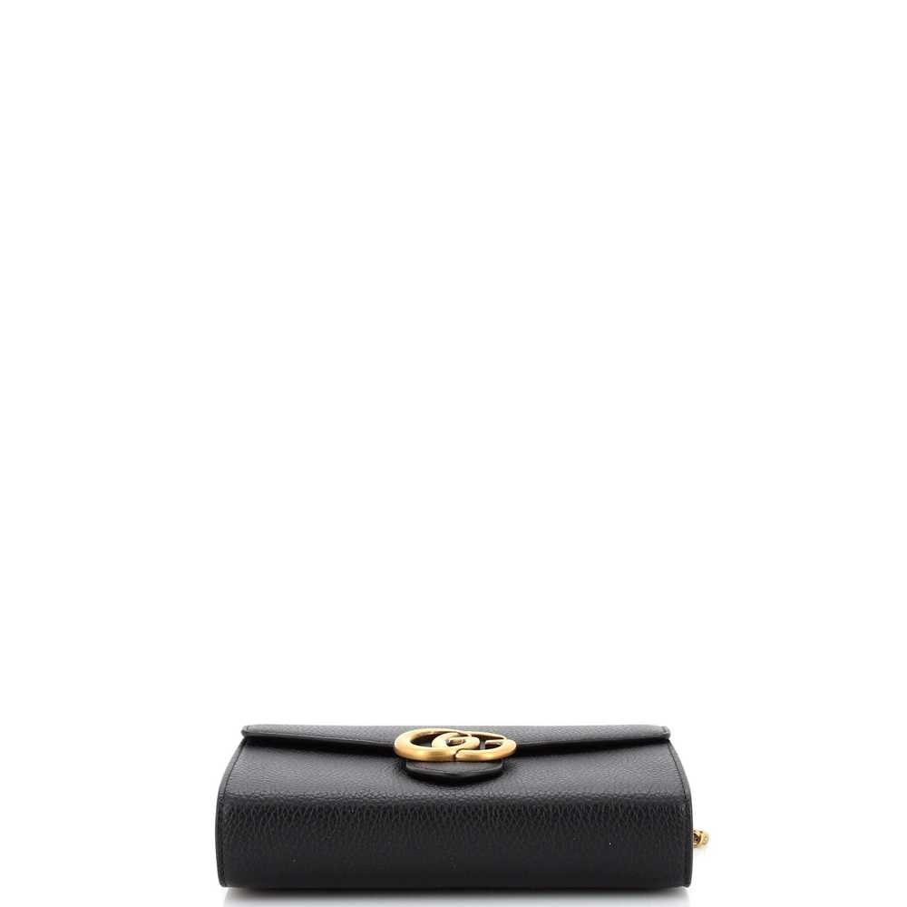 GUCCI GG Marmont Chain Wallet (Outlet) Leather Mi… - image 4