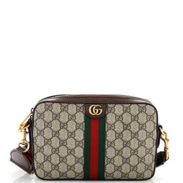 GUCCI Ophidia Zip Wristlet Shoulder Bag GG Coated… - image 1