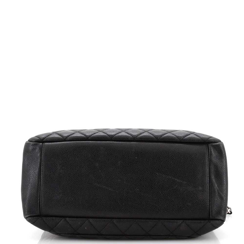 CHANEL Grand Shopping Tote Quilted Caviar - image 4