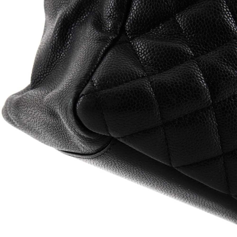 CHANEL Grand Shopping Tote Quilted Caviar - image 7