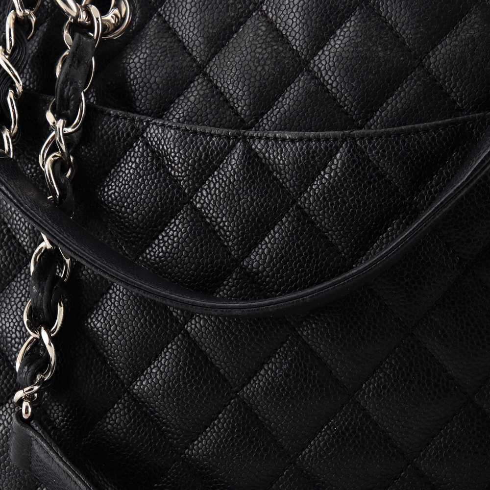 CHANEL Grand Shopping Tote Quilted Caviar - image 8