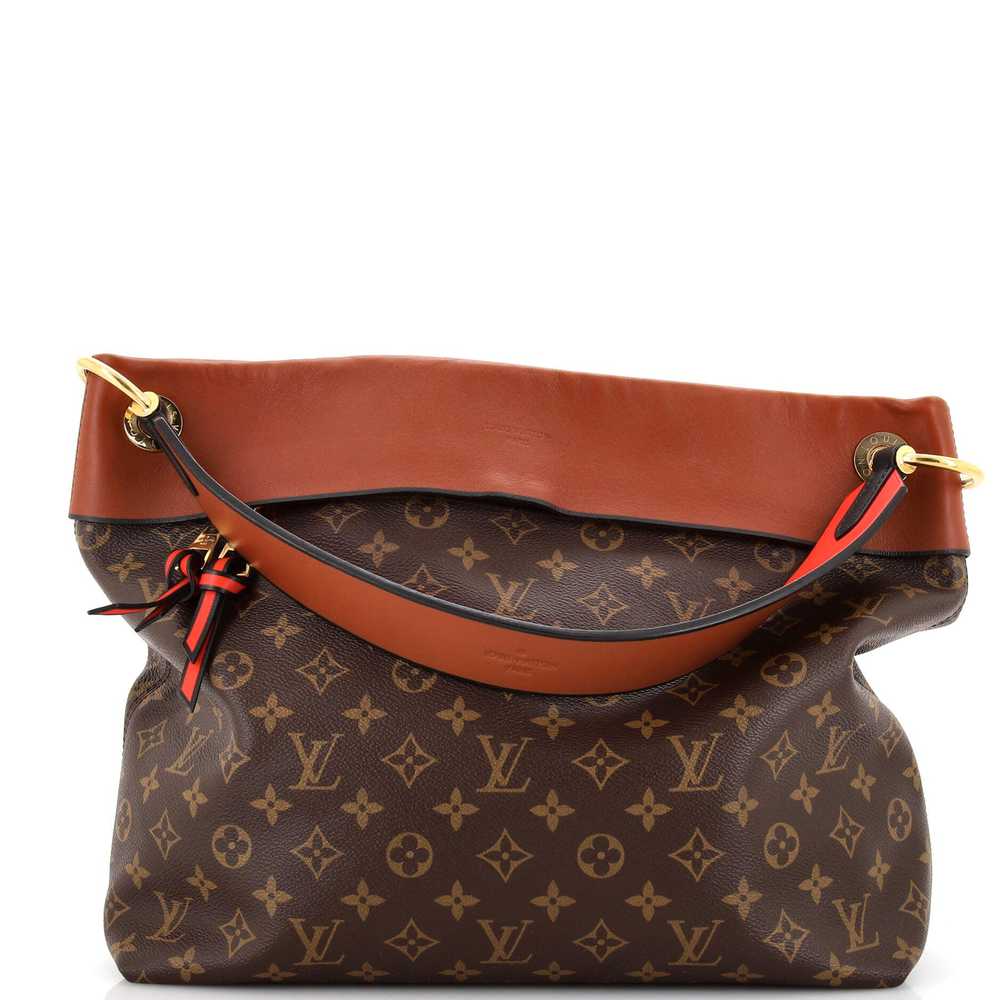 Louis Vuitton Tuileries Hobo Monogram Canvas with… - image 1