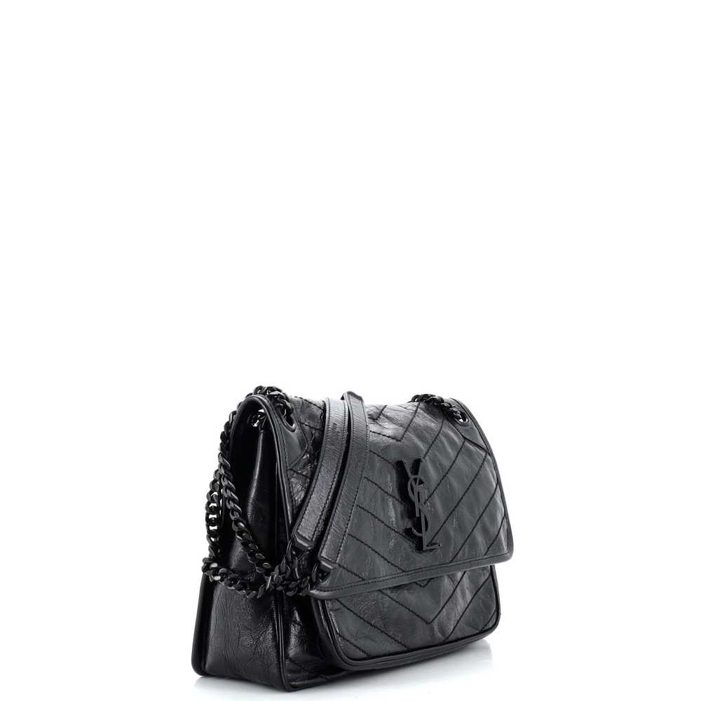 Saint Laurent Niki Chain Flap Bag Matelasse Chevr… - image 2